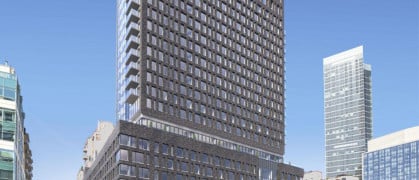 A rendering of the 27-story building in the Dutch Kills section of Long Island City.